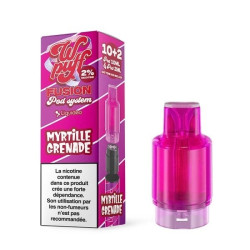 LIQUIDEO Cartouche Myrtille Grenade - 15K Wpuff Fusion