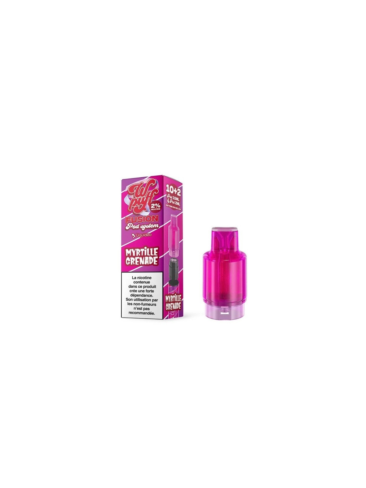 LIQUIDEO Cartouche Myrtille Grenade - 15K Wpuff Fusion