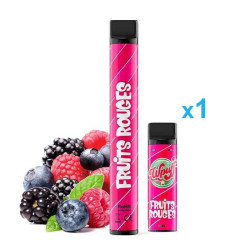 LIQUIDEO Kit Fruits Rouges (1Bat + 1Pod) - Wpuff 600