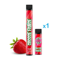 LIQUIDEO Kit Grosse Fraise (1Bat + 1Pod) - Wpuff 600