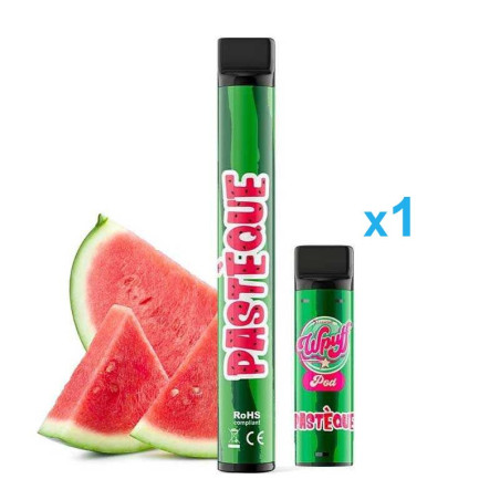LIQUIDEO Kit Pastèque (1Bat + 1Pod) - Wpuff 600