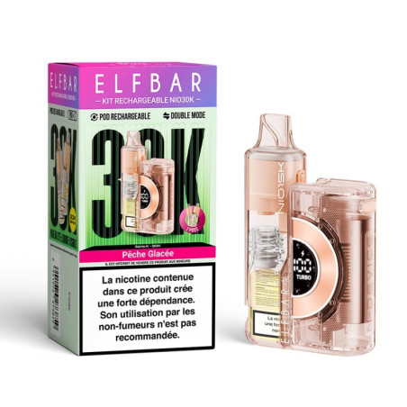 ELFBAR 600 Pêche Glacée 30000 Puffs - Nio30K ELFBAR
