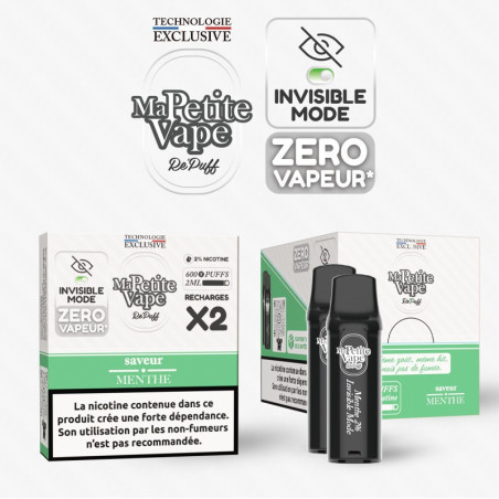 MA PETITE VAPE Cartouche Menthe /2Pcs