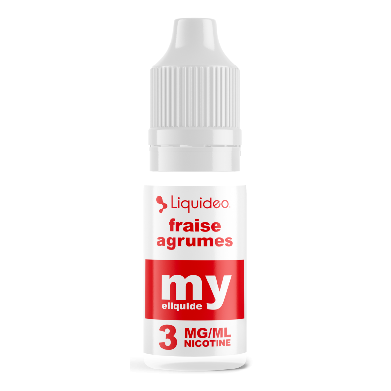 LIQUIDEO Fraise Agrumes / 6Pcs - My Eliquide