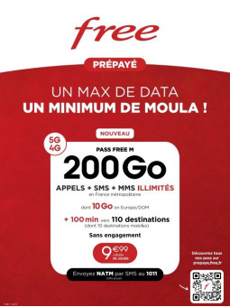 FREE MOBILE Cartes Sim Free Prépayé / 10Pcs