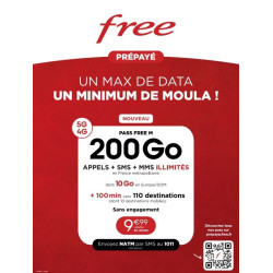 FREE MOBILE Cartes Sim Free Prépayé / 10Pcs