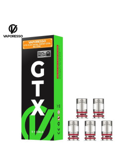 VAPORESSO Résistances Gtx Dual Mesh / 5Pcs