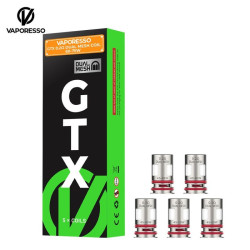 VAPORESSO Résistances Gtx Dual Mesh / 5Pcs