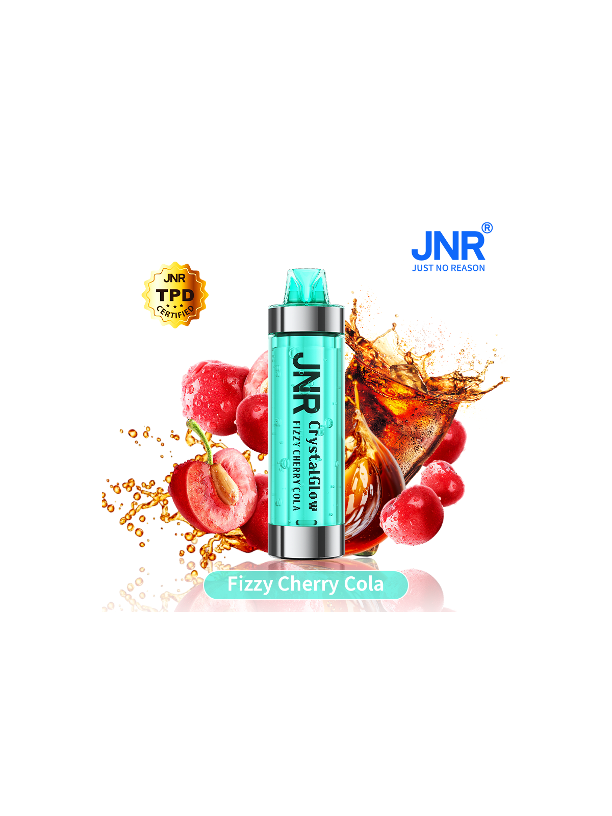 Fizzy Cherry Cola 33000 puffs - CRYSTAL GLOW JNR