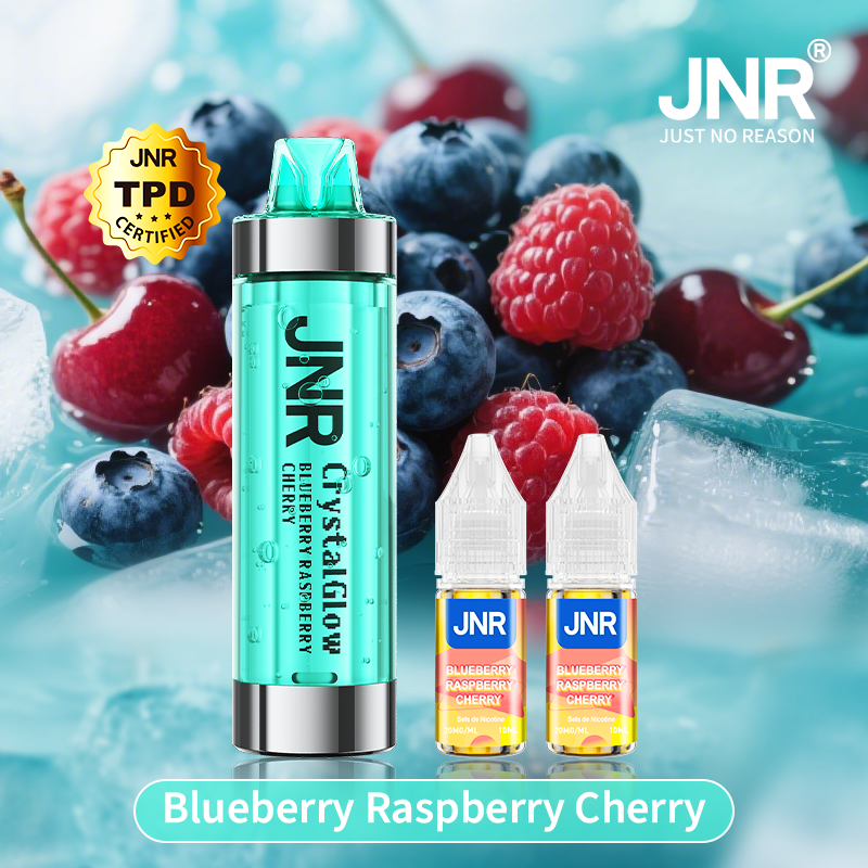 Blueberry Raspberry Cherry 33000 puffs - CRYSTAL GLOW JNR