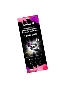 Bracelet De Détection De Ghb - I Drink Safe De Doctor B