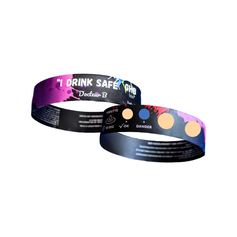 Bracelet De Détection De Ghb - I Drink Safe De Doctor B