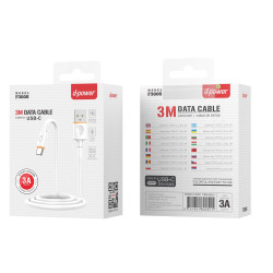 Câble Type-C 3M Charge Rapide 3A- D-Power