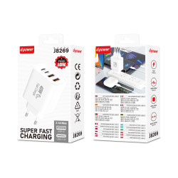 D-POWER Chargeur 2 USB + 2 2 USB-C
