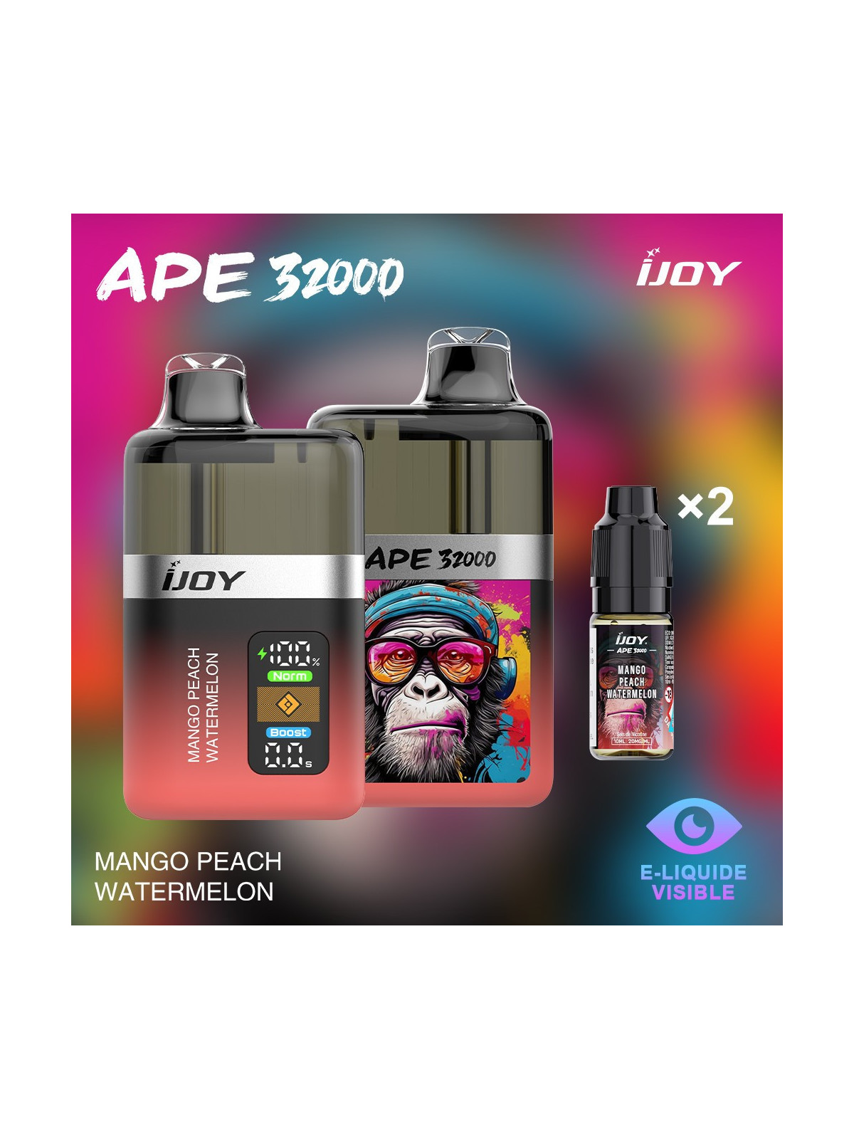 Mango Peach Watermelon - APE 32000 IJOY