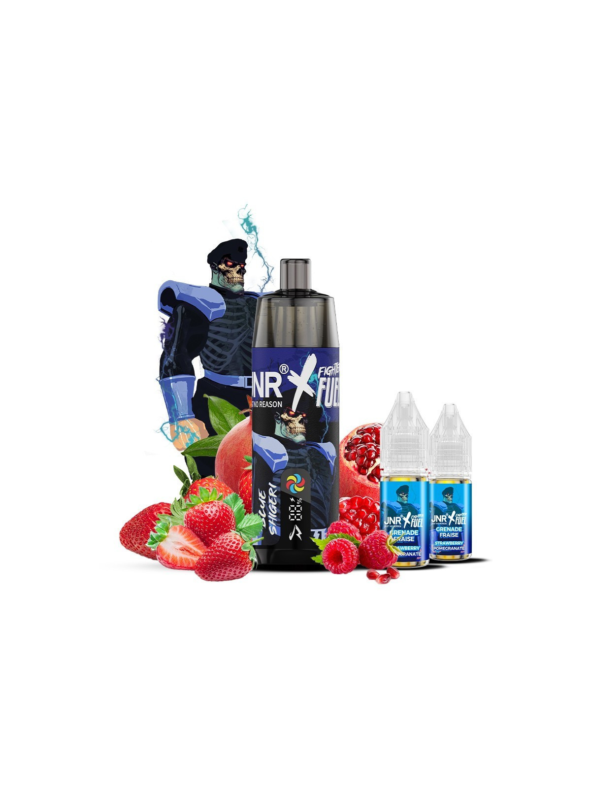 FIGHTER FUEL Blue Shigeri 28000 Puffs