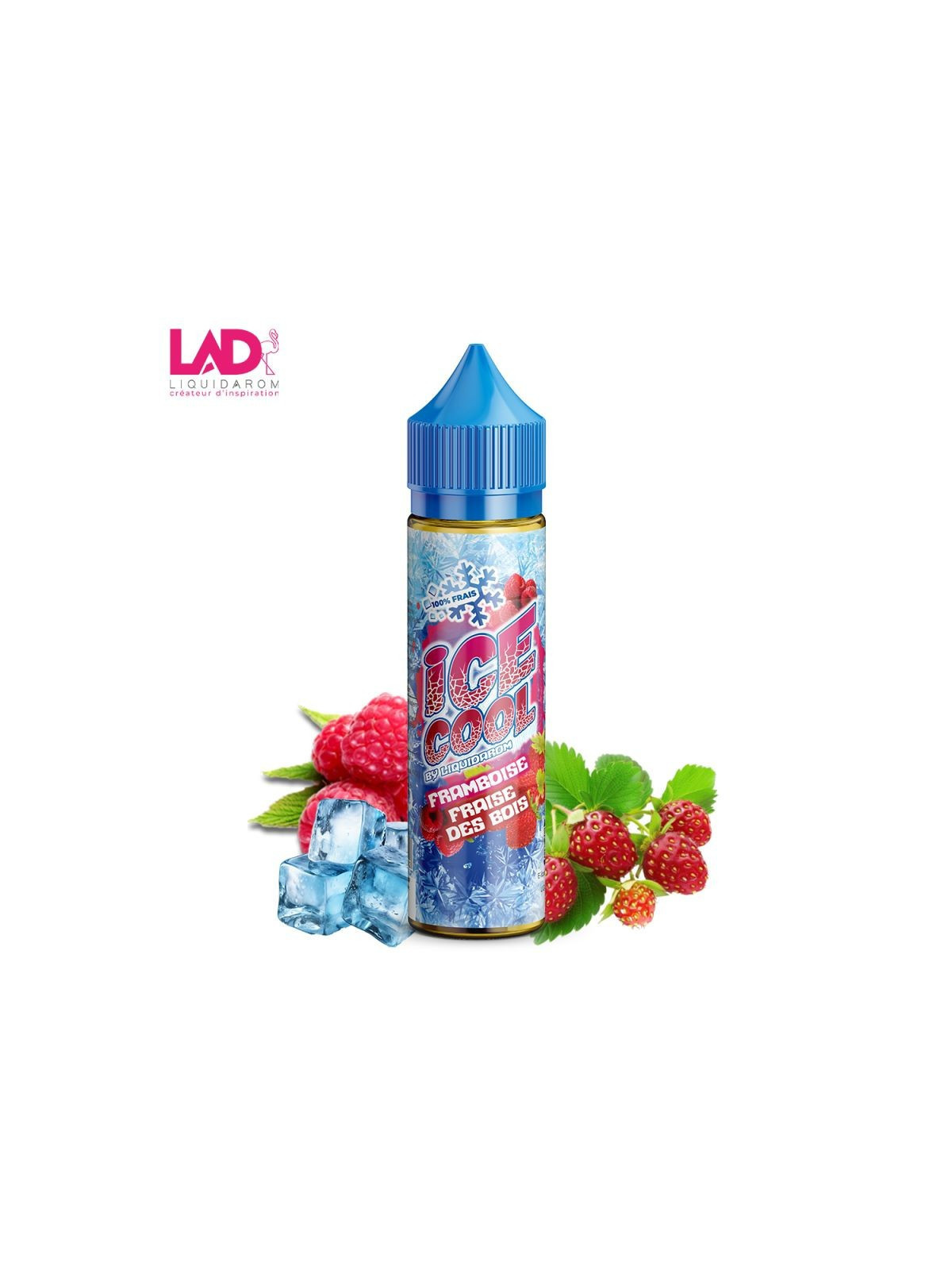 LIQUIDAROM Framboise Fraise Des Bois 50ml - Ice Cool