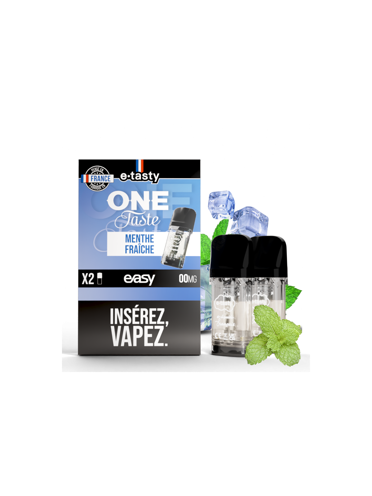 RECHARGE ONE TASTE MENTHE FRAICHE / 2pcs - EASY