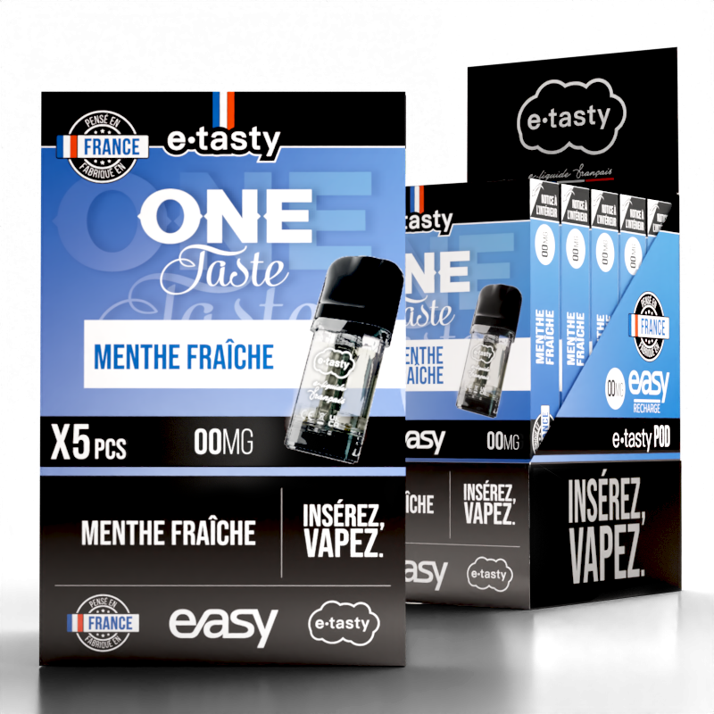 RECHARGE ONE TASTE MENTHE FRAICHE / 2pcs - EASY