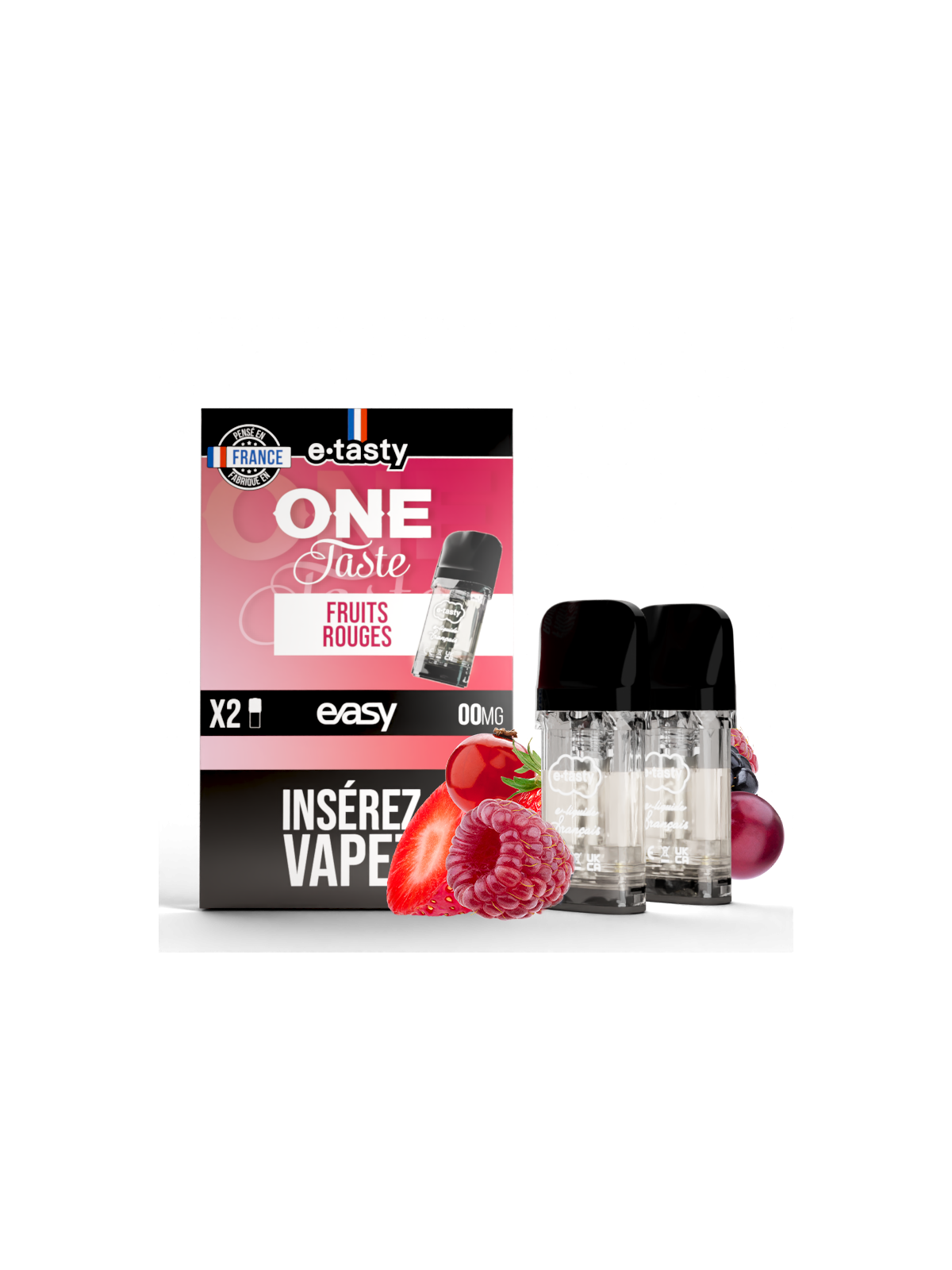 RECHARGE ONE TASTE FRUITS ROUGES / 2pcs - EASY