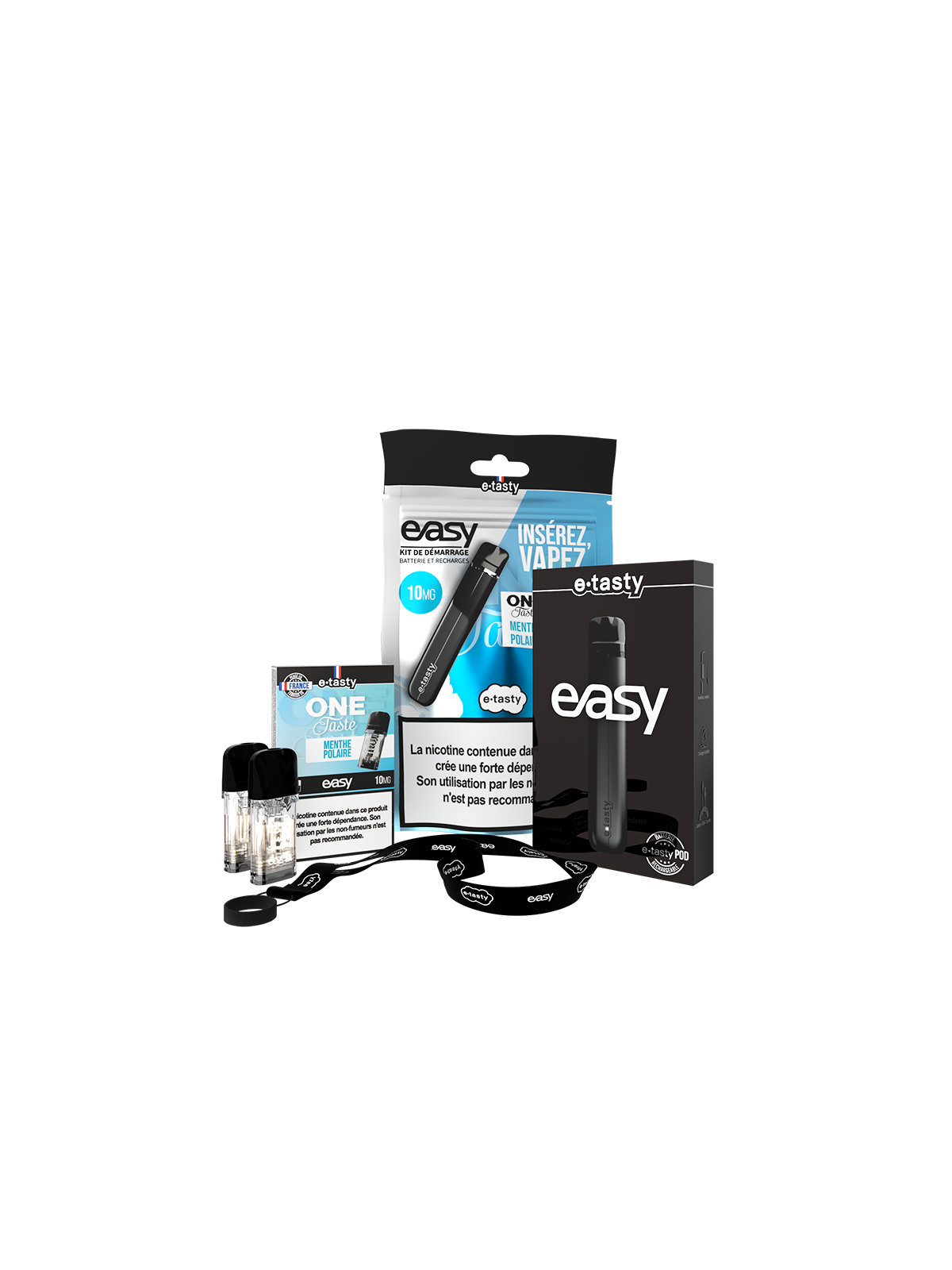KIT DE DEMARRAGE ONE TASTE MENTHE POLAIRE 10MG - EASY