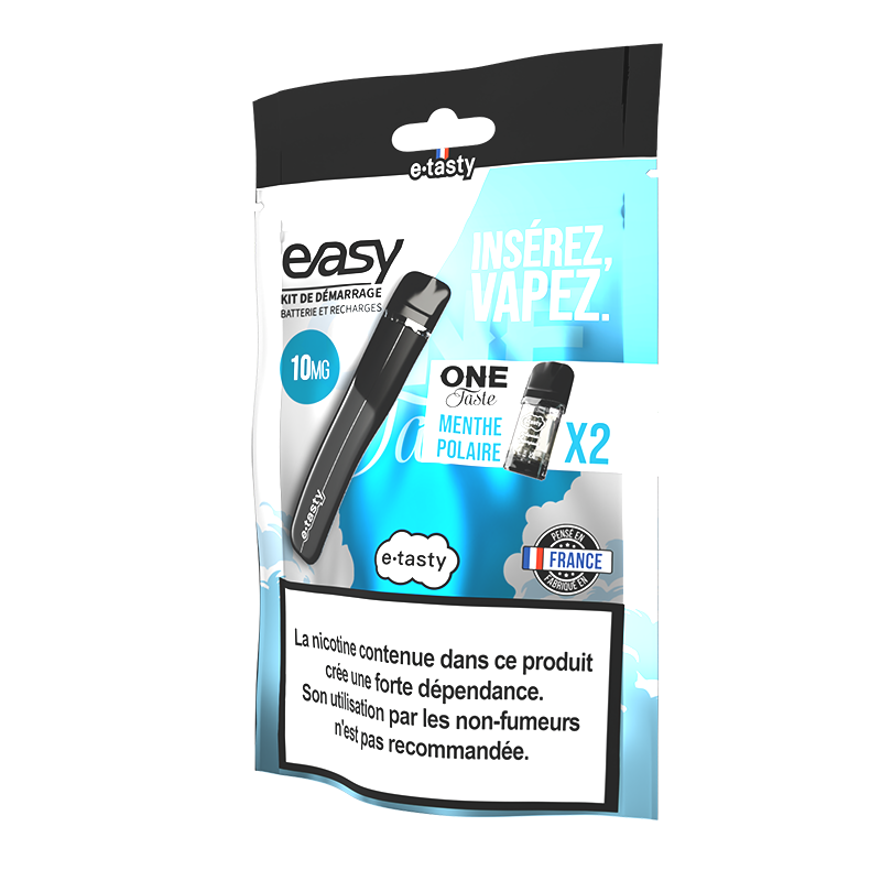 KIT DE DEMARRAGE ONE TASTE MENTHE POLAIRE 10MG - EASY
