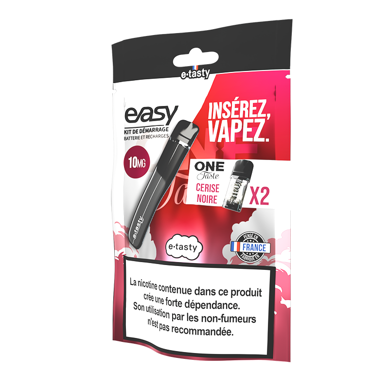 KIT DE DEMARRAGE ONE TASTE CERISE NOIRE 10MG - EASY