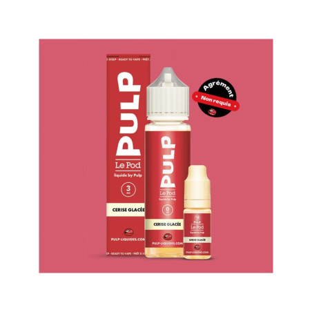 Pack 60ml Cerise Glacée Le Pod Liquide By Pulp - Packs Grands…
