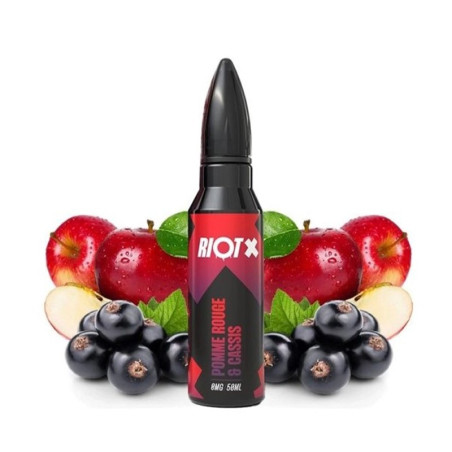 POMME ROUGE CASSIS 50ML - RIOT X