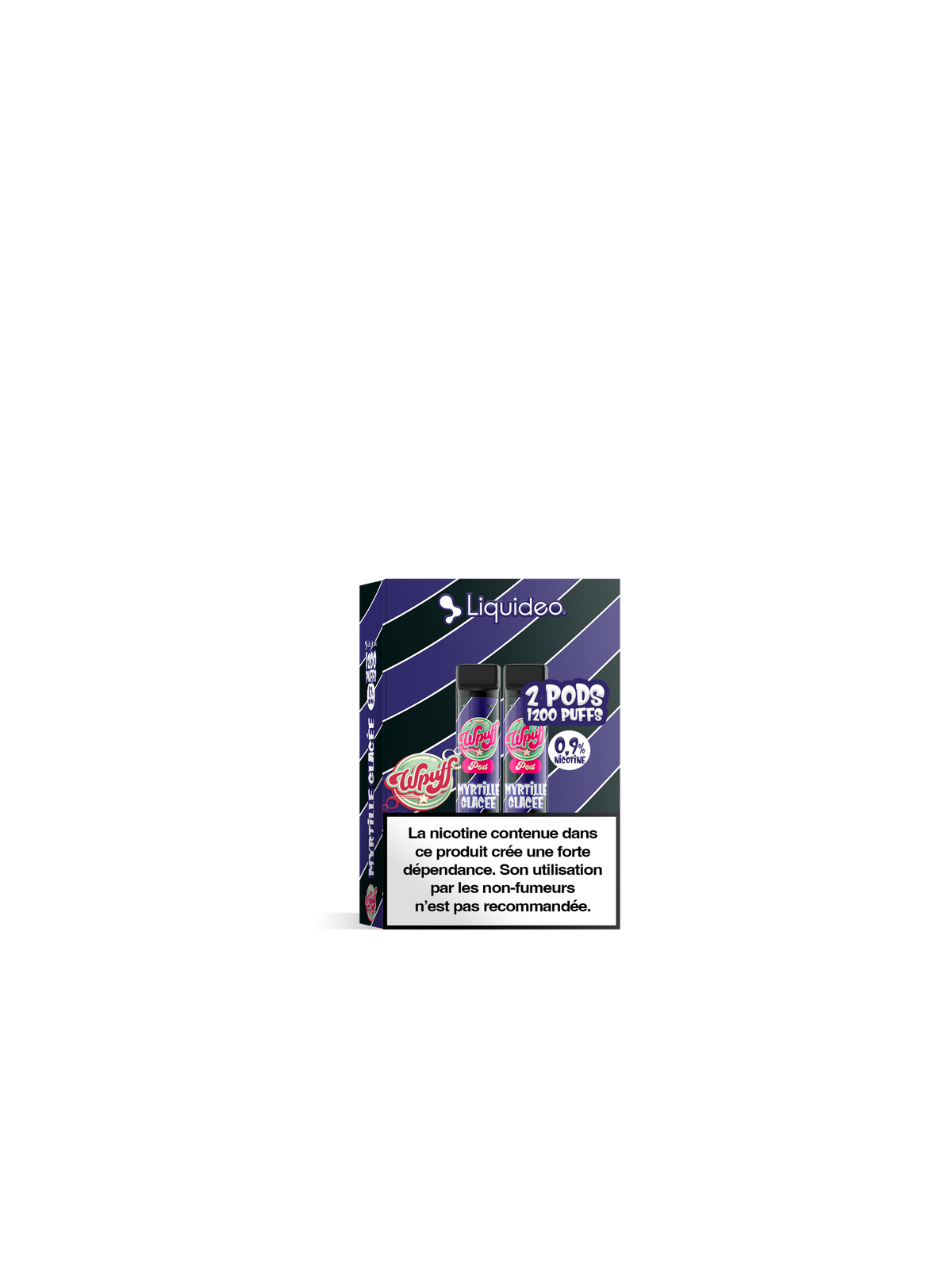 Cartouche Myrtille Glacée / 2pcs - WPUFF 1800