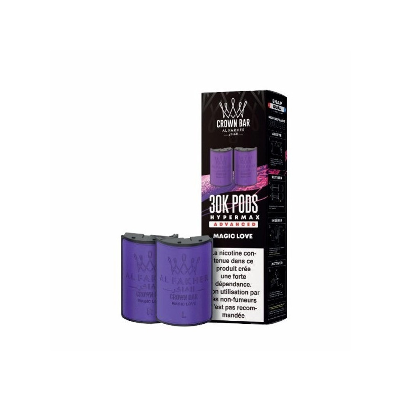 AL FAKHER Cartouches Hyper Max Advanced 6Mg / 2Pcs 30K