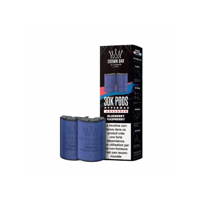 AL FAKHER Cartouches Hyper Max Advanced 6Mg / 2Pcs 30K