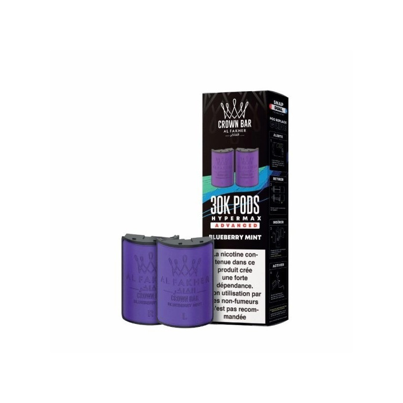 AL FAKHER Cartouches Hyper Max Advanced 6Mg / 2Pcs 30K