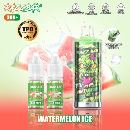 Razz Bar Watermelon Ice 30K