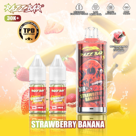 STRAWBERRY BANANA Razz Bar
