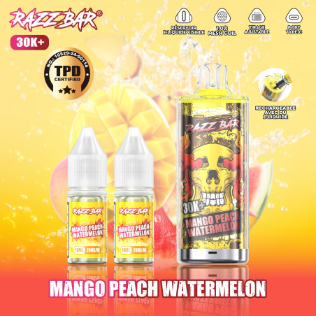 Razz Bar Mango Peach Watermelon 30K