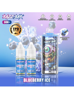 Razz Bar Blueberry Ice 30K