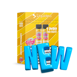 LIQUIDEO Cartouche Passion Citronnée / 2Pcs - Wpuff 1800