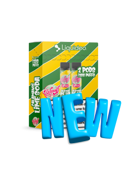 LIQUIDEO Cartouche Calamansi Lime Soda / 2Pcs - Wpuff 1800