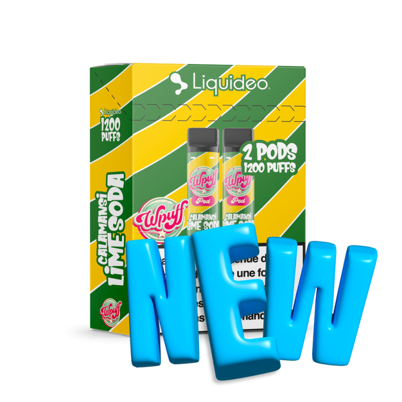 LIQUIDEO Cartouche Calamansi Lime Soda / 2Pcs - Wpuff 1800