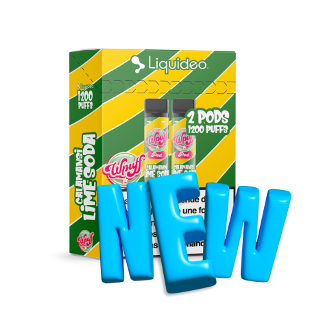 LIQUIDEO Cartouche Calamansi Lime Soda / 2Pcs - Wpuff 1800