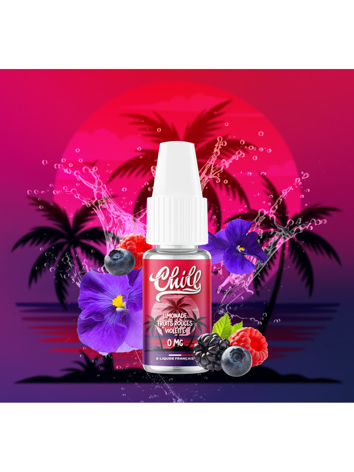 P-VAPOR Limonade Fruits Rouges Violette / 10Pcs