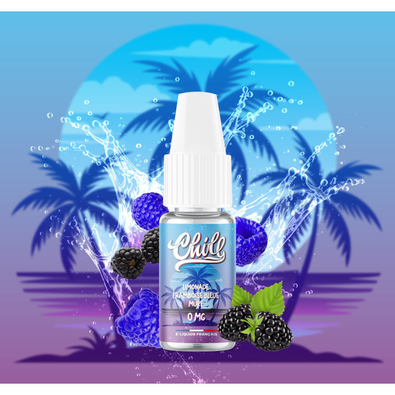 P-VAPOR Limonade Framboise Bleue Mure / 10Pcs