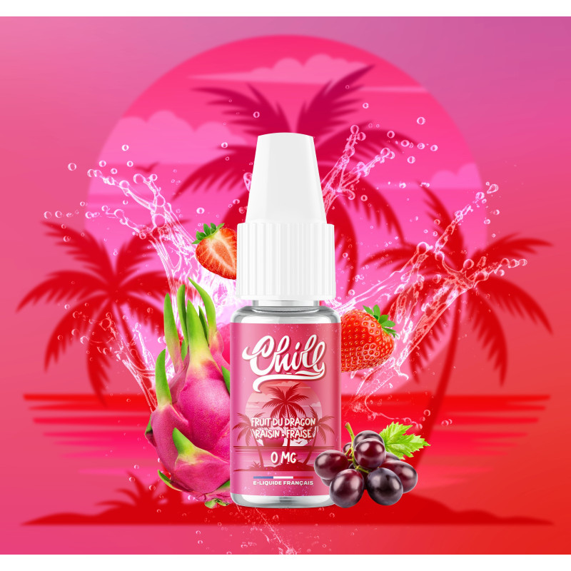P-VAPOR Fruit Du Dragon Raisin Fraise / 10Pcs