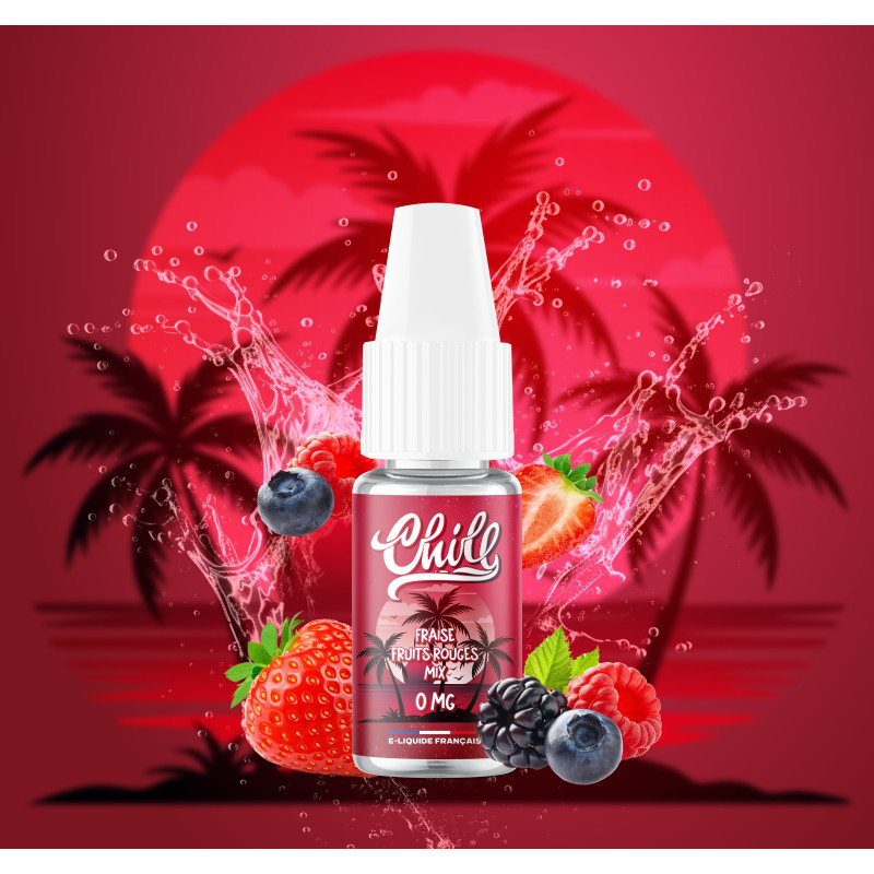P-VAPOR Fraise Fruits Rouges Mix / 10Pcs