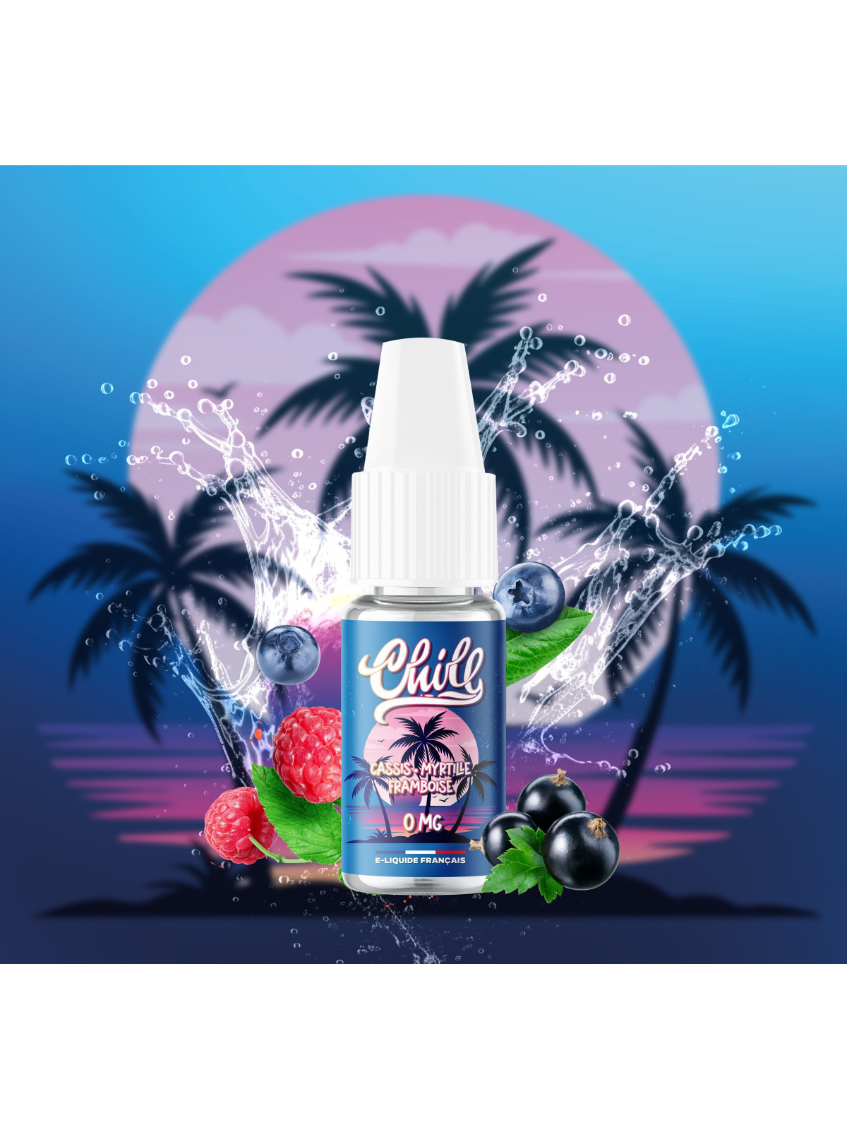P-VAPOR Cassis Myrtille Framboise / 10Pcs