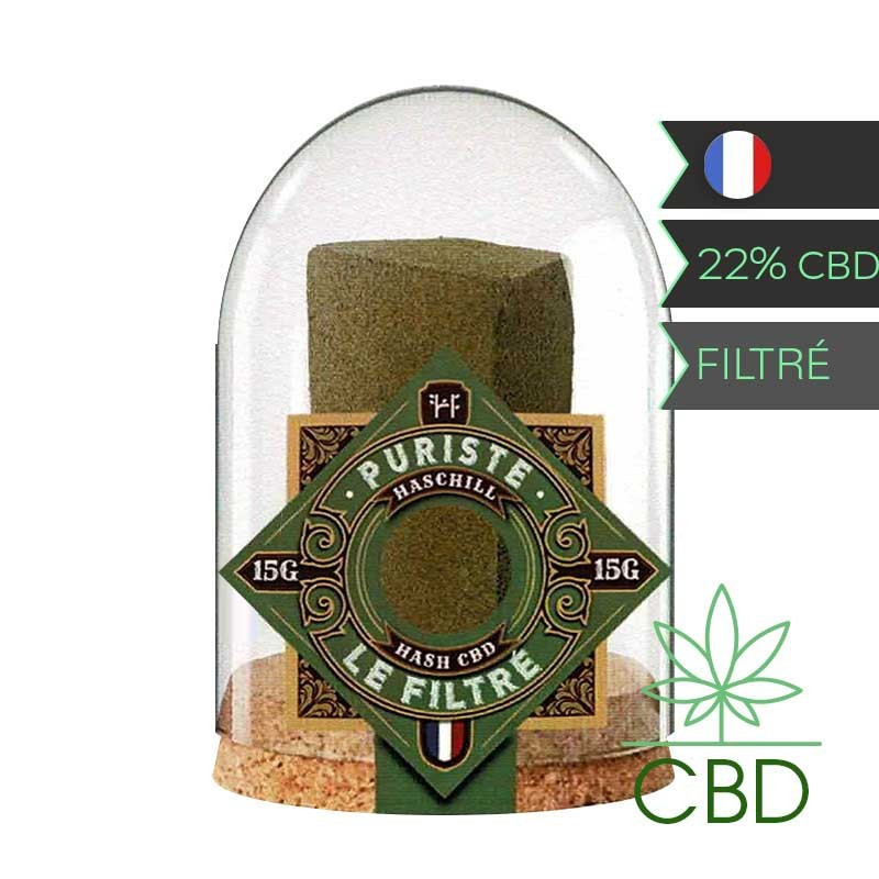 HASCHILL Le Filtré 15G / 4Pcs Hash Cbd Puriste