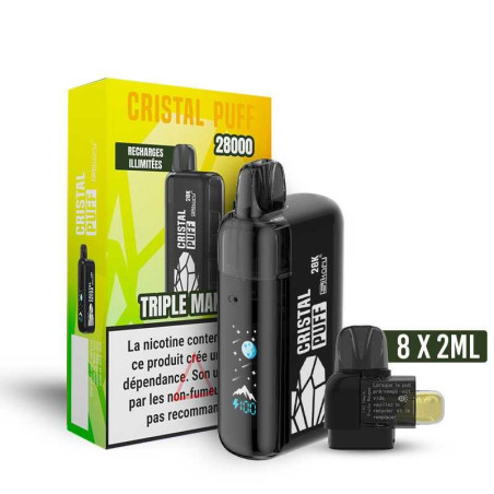 TRIPLE MANGUE - CRISTAL PUFF 28K