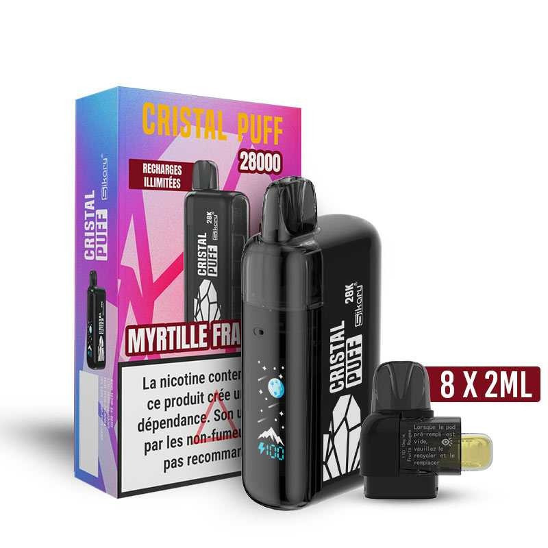 MYRTILLE FRAMBOISE - CRISTAL PUFF 28K