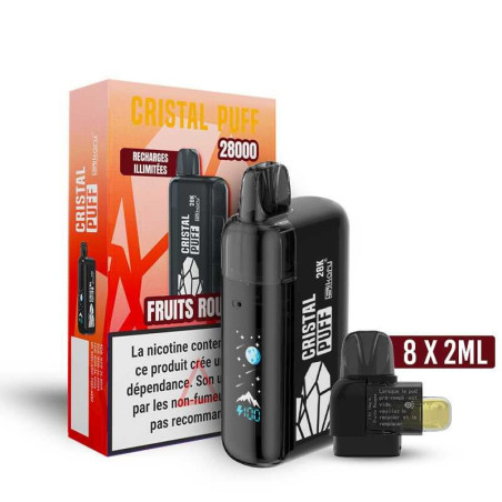 FRUITS ROUGES - CRISTAL PUFF 28K